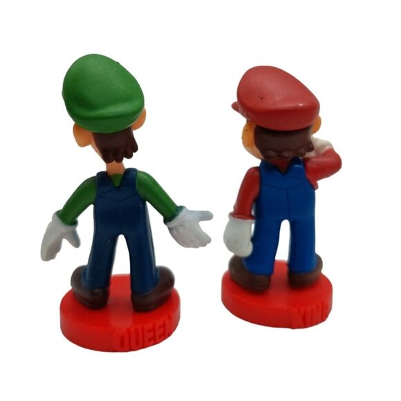 Nintendo Super Mario Chess  Game Replacements Mario Luigi Cake Topper - Picture 2 of 5